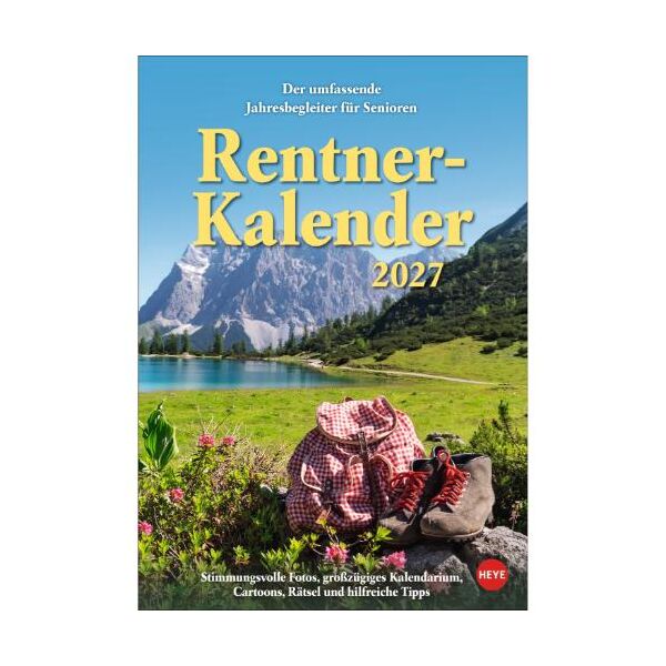 Kalender 2027 Rentnerkalender 23,5 X 33,5
