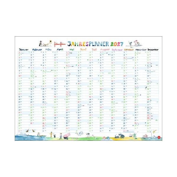 Kalender 2027 Heine Tafelkalender A3 42 X 29,7