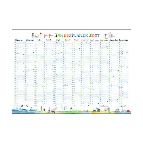 Kalender 2027 Heine Tafelkalender A3 42 X 29,7