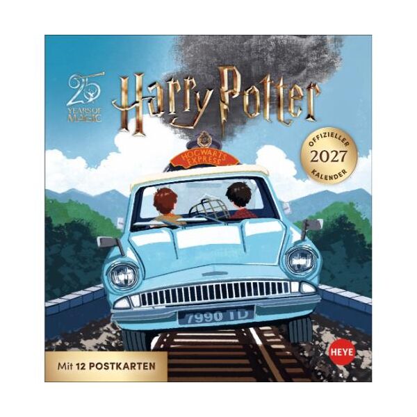 Kalender 2027 Harry Potter Postkartenkalender 16 X 17