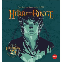 Kalender 2027 Herr der Ringe Postkartenkalender 16 X 17
