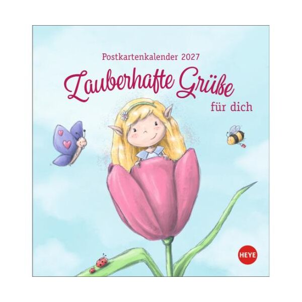 Kalender 2027 Zauberwesen Postkartenkalender 16 X 17