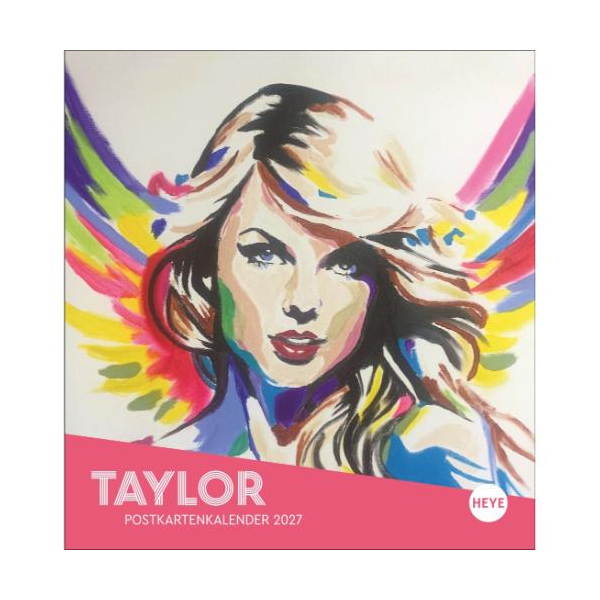 Kalender 2027 Taylor Swift Postkartenkalender 16 X 17