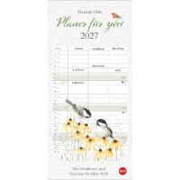 Kalender 2027 Hannah Dale Planer für zwei 16 X 34,7