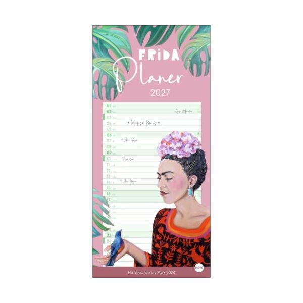 Kalender 2027 Frida Planer 21 X 45