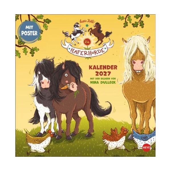 Kalender 2027 Haferhorde Broschurkalender 29,5 X 30