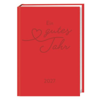 Kalender 2027 Kalenderbuch A7 koralle 8 X 11,5
