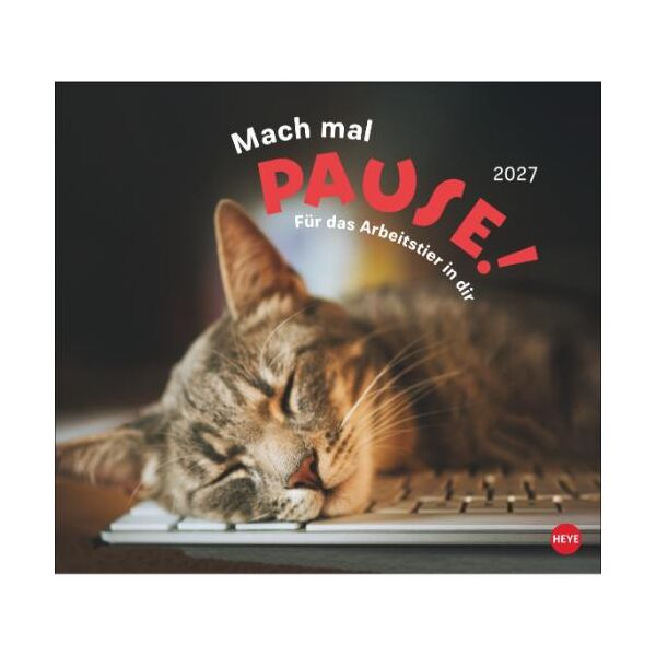 Kalender 2027 Mach mal Pause Bildkalender 30 X 27