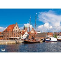 Wismar Tischset Unterlage 44x32 cm Hansestadt...