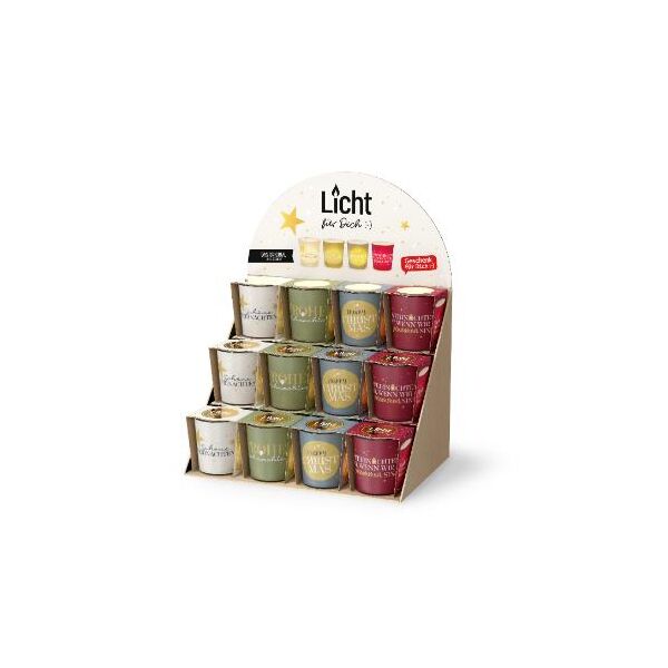 Weihnachten Licht Paket 4 Motive x 6 Stück Schöne Weihnachten.