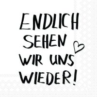 Servietten 33 x 33 cm 3-lagig 20 Servietten Endlich sehen...