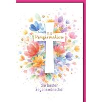 Konfirmation Glückwunschkarte mit Briefumschlag...