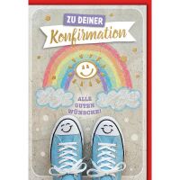 Konfirmation Glückwunschkarte mit Briefumschlag...