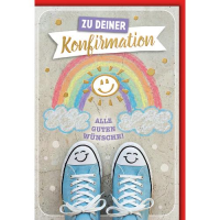 Konfirmation Glückwunschkarte mit Briefumschlag...