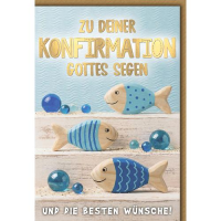 Konfirmation Glückwunschkarte mit Briefumschlag...