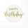 Servietten Lunch Birthday Dots Gold Happy Birthday gold mit Punkten Geburtstag 33x33cm 20 Servietten