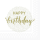 Servietten Lunch Birthday Dots Gold Happy Birthday gold mit Punkten Geburtstag 33x33cm 20 Servietten
