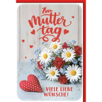 Muttertag Glückwunschkarte mit Briefumschlag...