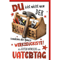 Vatertag Glückwunschkarte mit Briefumschlag Nicht...