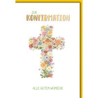 Konfirmation Glückwunschkarte mit Briefumschlag...