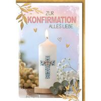 Konfirmation Glückwunschkarte mit Briefumschlag...