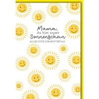 Muttertag Glückwunschkarte mit Briefumschlag Zwinker...
