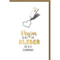 Vatertag Glückwunschkarte mit Briefumschlag...