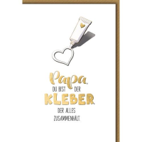 Vatertag Glückwunschkarte mit Briefumschlag...