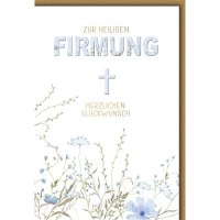 Firmung Glückwunschkarte mit Briefumschlag...