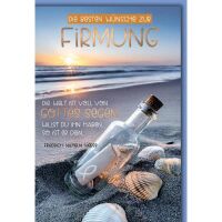 Firmung Glückwunschkarte mit Briefumschlag...