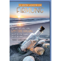 Firmung Glückwunschkarte mit Briefumschlag...