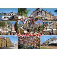 Hameln Postkarte Ansichtskarte Rattenfängerstadt...