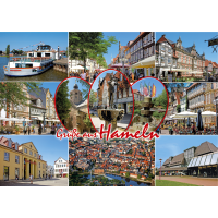Hameln Postkarte Ansichtskarte Rattenfängerstadt...