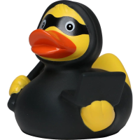 Phishing Gangster Hacker Verbrecher Quietscheente Badeente ca. 8 cm gross