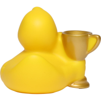 Pokalente Siegerente Quietscheente Badeente ca. 8 cm gross