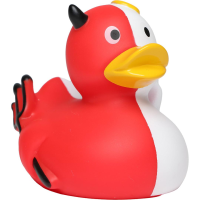 Engel / Teufel Quietscheente Badeente ca. 8 cm gross...