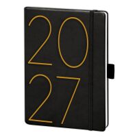 Kalender 2027 V-Book Buchkalender A5 Hardcover Notebook...