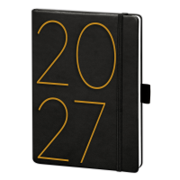 Kalender 2027 V-Book Buchkalender A5 Hardcover Notebook...