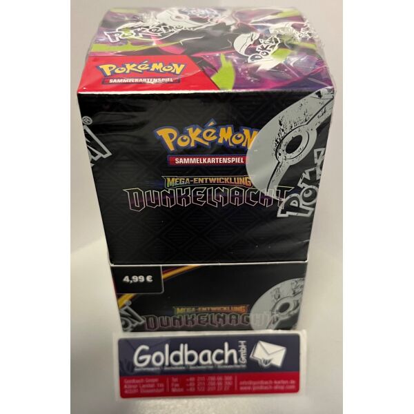 Pokémon Dunkelnacht Booster Bundle 18er Display Sammelbildertüten mit jeweils 10 Karten Sammelkartenspiel POKEMON sealed