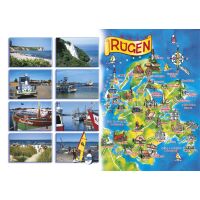 Insel Rügen Postkarte Weltpostkarte Ostseeinsel...