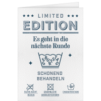 Geburtstag große A4 XXL Karte mit Umschlag Limited...