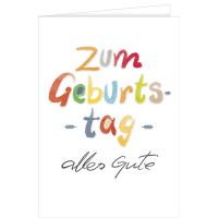 Geburtstag große A4 XXL Karte mit Umschlag Schrift...