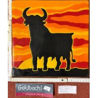 Kachelbild Stier Espana Osborne-Stier Spanien handbemalte...