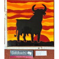 Kachelbild Abendrot Stier Espana Osborner Spanien...