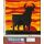 Kachelbild Abendrot Stier Espana Osborner Spanien handbemalte Terracottaplatte 29x29 cm von Dieter und Sigrid Goldbach
