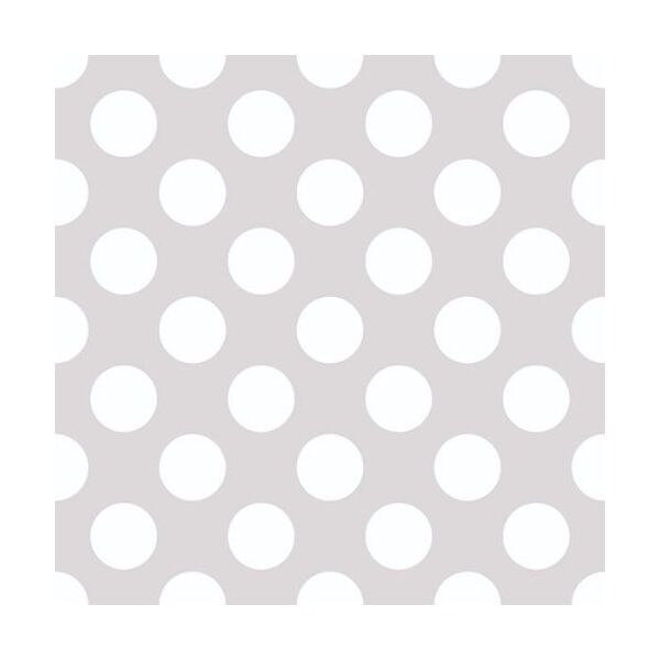 Servietten Lunch Grau mit großen weissen Punkten Big Dots Light Stone