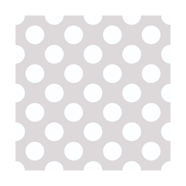 Servietten Lunch Grau mit großen weissen Punkten Big Dots Light Stone
