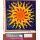 Kachelbild Sonne Unikat handbemalte Terracottaplatte 26 x 26cm von Dieter und Sigrid Goldbach