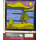 Kachelbild Seenlandschaft Berge Unikat handbemalte Terracottaplatte 24 x 24cm von Dieter und Sigrid Goldbach