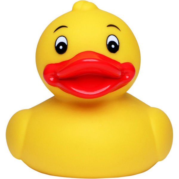 Quietscheente Klassik Gelb Kussmund Badeente ca. 7,5 cm gross